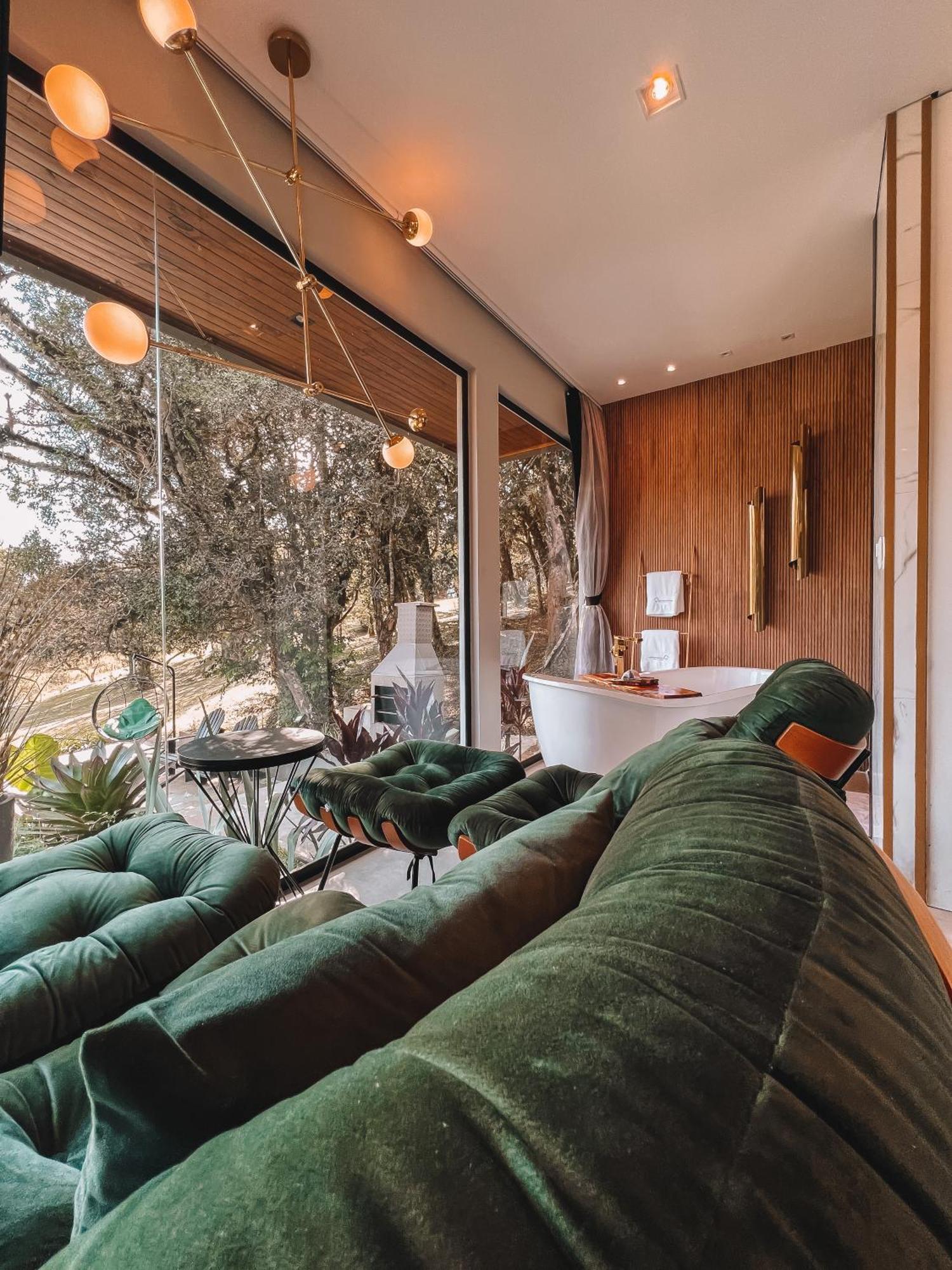 La Contemporanea Cabanas Prox A Cidade Vista Para Ponto Turistico Urubici Exterior foto